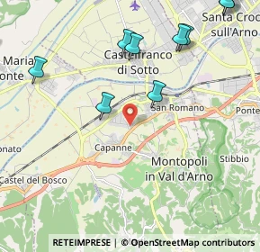 Mappa 56020 Montopoli In Val D'arno PI, Italia (3.00091)