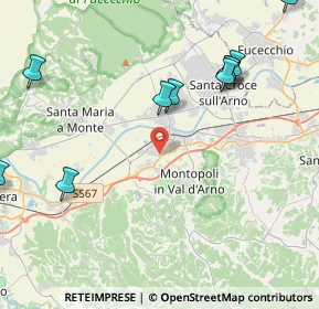 Mappa 56020 Montopoli In Val D'arno PI, Italia (5.58182)