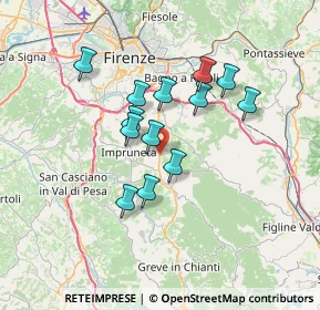 Mappa Località Petigliolo, 50022 Greve in Chianti FI, Italia (5.73)
