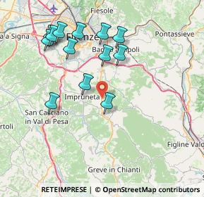 Mappa Località Petigliolo, 50022 Greve in Chianti FI, Italia (8.08846)