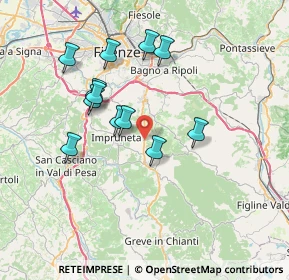 Mappa Località Petigliolo, 50022 Greve in Chianti FI, Italia (6.75)