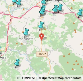 Mappa Località Petigliolo, 50022 Greve in Chianti FI, Italia (6.7165)