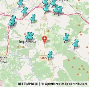 Mappa Località Petigliolo, 50022 Greve in Chianti FI, Italia (5.88)