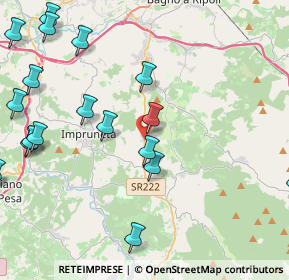 Mappa Località Petigliolo, 50022 Greve in Chianti FI, Italia (5.9365)