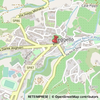 Mappa Via Dante Alighieri, 7, 50066 Reggello, Firenze (Toscana)