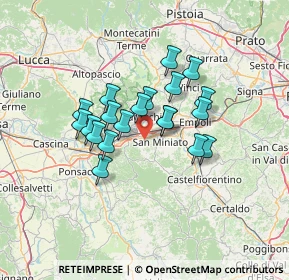 Mappa Via San Giovanni Battista, 56028 San Miniato PI, Italia (10.5785)