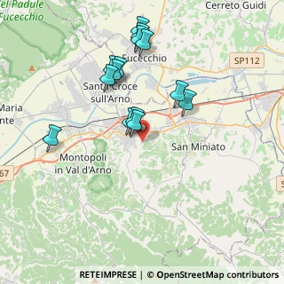 Mappa Via San Giovanni Battista, 56028 San Miniato PI, Italia (3.77643)