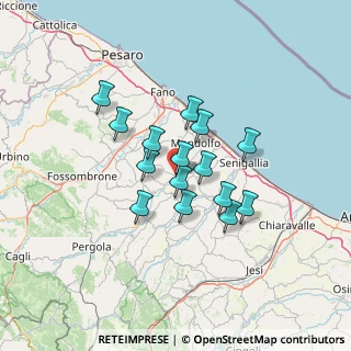 Mappa Via Alcide de Gasperi, 61040 Monte Porzio PU, Italia (10.3)