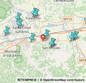 Mappa SS67, 56028 San Miniato PI, Italia (5.60938)