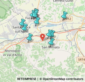 Mappa SS67, 56028 San Miniato PI, Italia (3.52583)