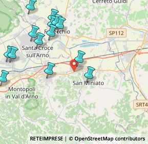Mappa SS67, 56028 San Miniato PI, Italia (5.26933)