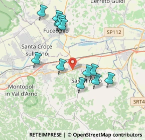 Mappa SS67, 56028 San Miniato PI, Italia (3.84308)