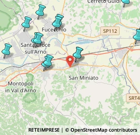 Mappa SS67, 56028 San Miniato PI, Italia (5.402)