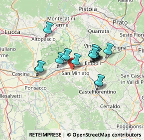 Mappa SS67, 56028 San Miniato PI, Italia (10.43471)