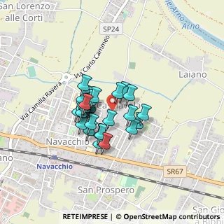 Mappa Via Alberto Profeti, 56023 Cascina PI, Italia (0.28966)
