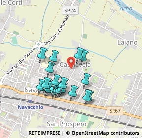 Mappa Via Alberto Profeti, 56023 Cascina PI, Italia (0.4195)