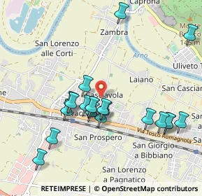 Mappa Via Alberto Profeti, 56023 Cascina PI, Italia (1.004)
