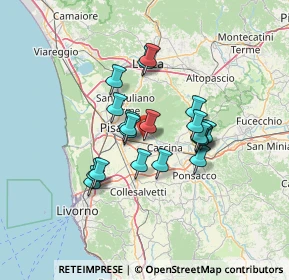 Mappa Via Alberto Profeti, 56023 Cascina PI, Italia (10.669)