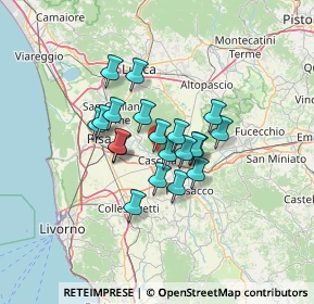 Mappa Str. Vicinale delle Sasse, 56010 Vicopisano PI, Italia (9.3915)
