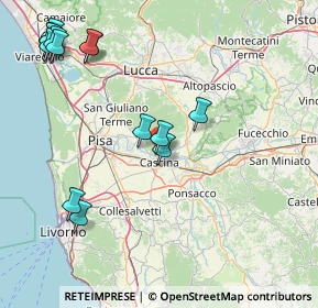 Mappa Str. Vicinale delle Sasse, 56010 Vicopisano PI, Italia (20.38357)