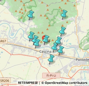 Mappa Str. Vicinale delle Sasse, 56010 Vicopisano PI, Italia (2.94273)