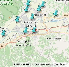 Mappa Via Eugenio Curiel, 56028 San Miniato PI, Italia (4.96)