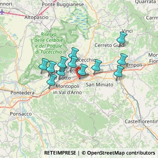 Mappa Via Eugenio Curiel, 56028 San Miniato PI, Italia (5.90333)