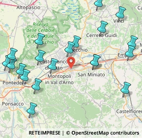 Mappa Via Eugenio Curiel, 56028 San Miniato PI, Italia (10.363)