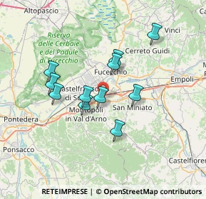 Mappa Via Eugenio Curiel, 56028 San Miniato PI, Italia (5.98727)