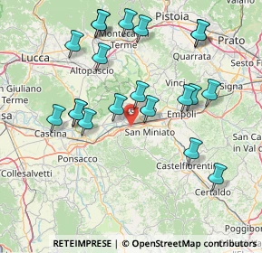 Mappa Via Eugenio Curiel, 56028 San Miniato PI, Italia (16.7785)