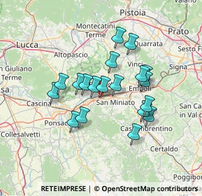 Mappa Via Eugenio Curiel, 56028 San Miniato PI, Italia (11.61526)