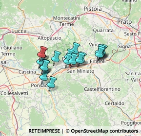 Mappa Via Eugenio Curiel, 56028 San Miniato PI, Italia (10.0925)