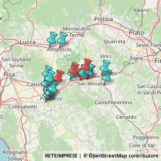 Mappa Via Eugenio Curiel, 56028 San Miniato PI, Italia (11.36)