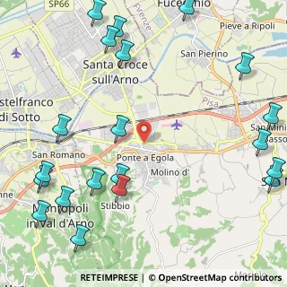 Mappa Via Eugenio Curiel, 56028 San Miniato PI, Italia (3.195)