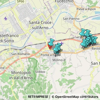 Mappa Via Eugenio Curiel, 56028 San Miniato PI, Italia (2.44471)