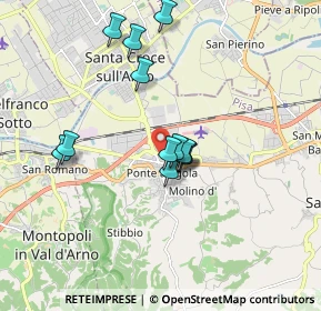 Mappa Via Eugenio Curiel, 56028 San Miniato PI, Italia (1.56583)