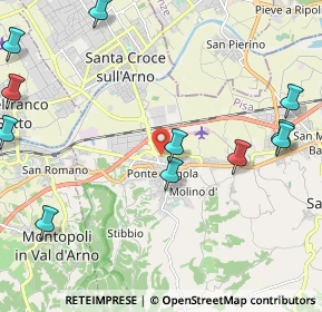 Mappa Via Eugenio Curiel, 56028 San Miniato PI, Italia (3.03)