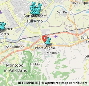 Mappa Via Eugenio Curiel, 56028 San Miniato PI, Italia (2.77231)