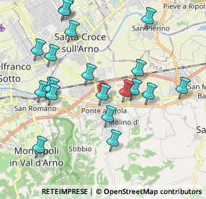 Mappa Via Eugenio Curiel, 56028 San Miniato PI, Italia (2.1405)