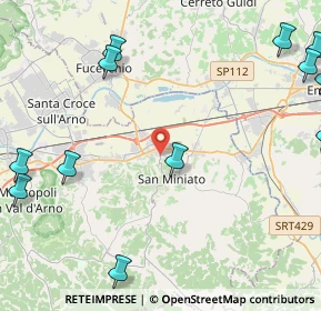 Mappa Via Ernesto Codignola, 56028 San Miniato PI, Italia (7.04267)