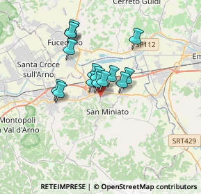Mappa Via Ernesto Codignola, 56028 San Miniato PI, Italia (2.59933)