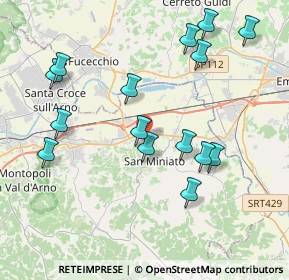 Mappa Via Ernesto Codignola, 56028 San Miniato PI, Italia (4.312)