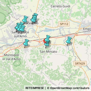 Mappa Via Ernesto Codignola, 56028 San Miniato PI, Italia (4.54538)