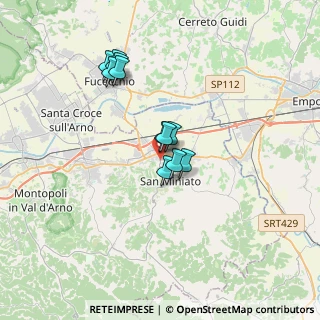 Mappa Via Ernesto Codignola, 56028 San Miniato PI, Italia (2.77909)