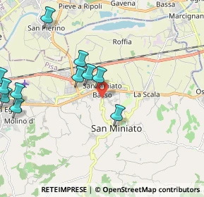 Mappa Via Ernesto Codignola, 56028 San Miniato PI, Italia (2.51091)