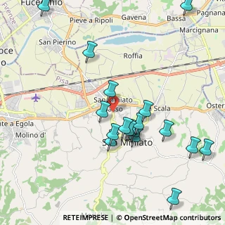 Mappa Via Ernesto Codignola, 56028 San Miniato PI, Italia (2.444)