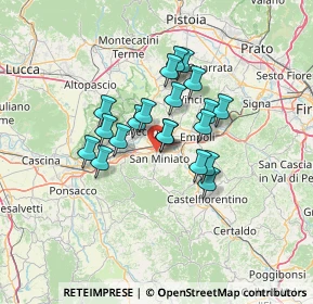 Mappa Via Ernesto Codignola, 56028 San Miniato PI, Italia (10.2115)