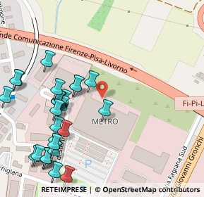 Mappa 1d ospedaletto, 56121 Pisa PI, Italia (0.15)