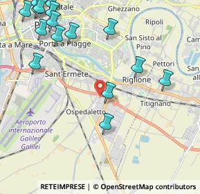 Mappa Via di Sterpulino, 56121 Pisa PI, Italia (2.92438)