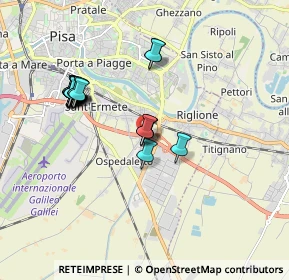 Mappa Via di Sterpulino, 56121 Pisa PI, Italia (1.782)